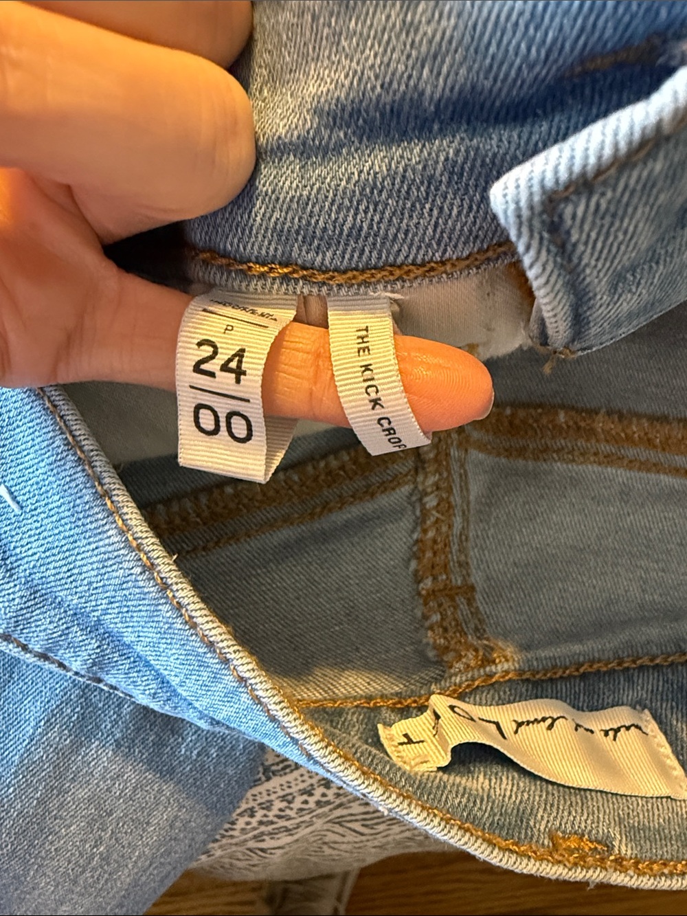 LOFT The Kick Crop jeans - Picture 4 of 4